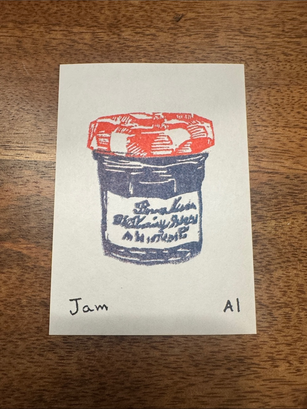 Inciardi - Jam Jar - Mini Print